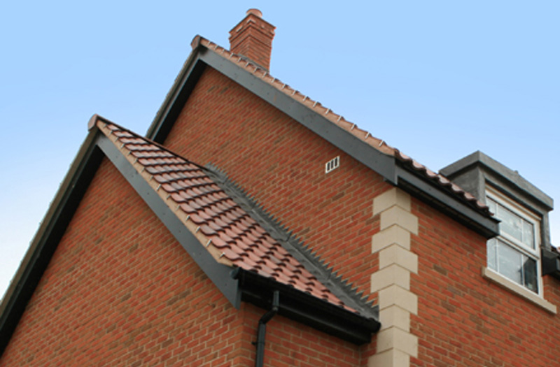 Black Woodgrain Roofline from Swish Adds Elegance to Norfolk Development